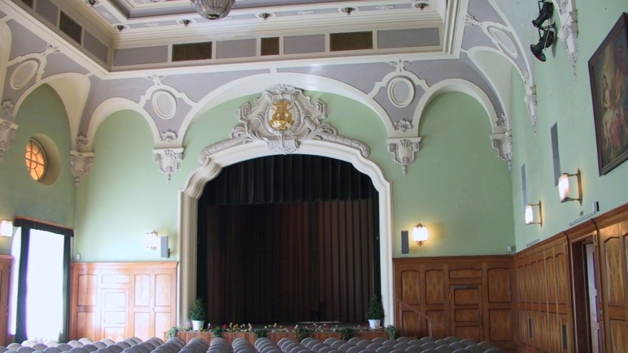 Blick in den Großen Kurhaussaal Bad Steben